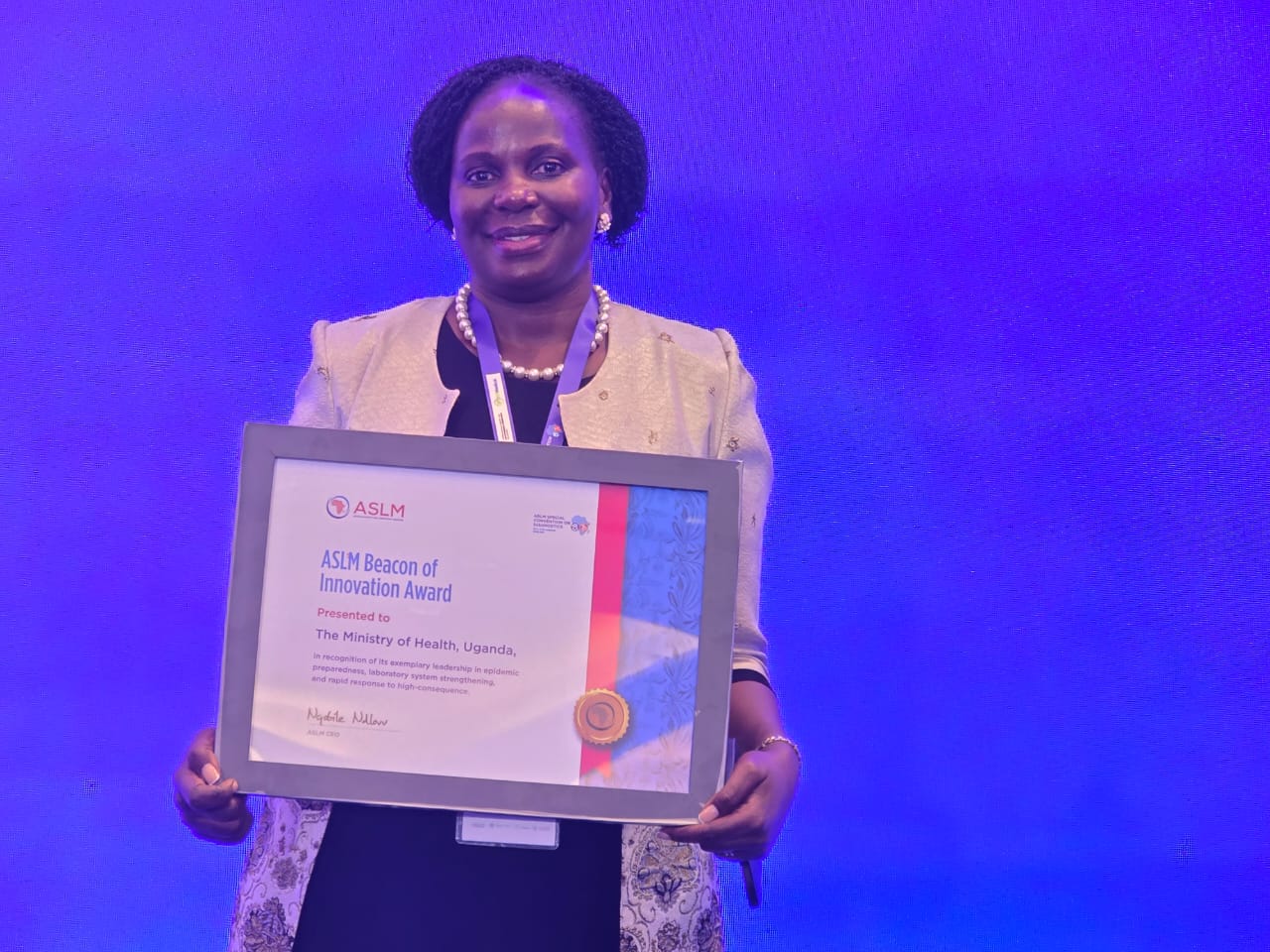 nhlds wins alsm award